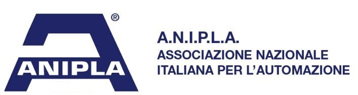 Logo of the Italian National Association for Automation (A.N.I.P.L.A.), featuring a stylized blue "A" symbol and the text with the abbreviation and full name in Italian.
